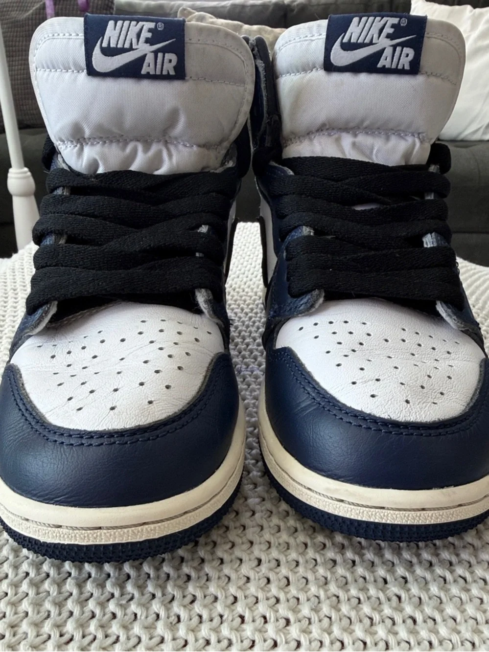 Air Jordan 1 High Top Midnight - Navy/White/Black